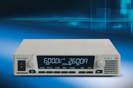 Programovatelné zdroje Genesys+ 1U poloviční šíře − nyní 1 500 W